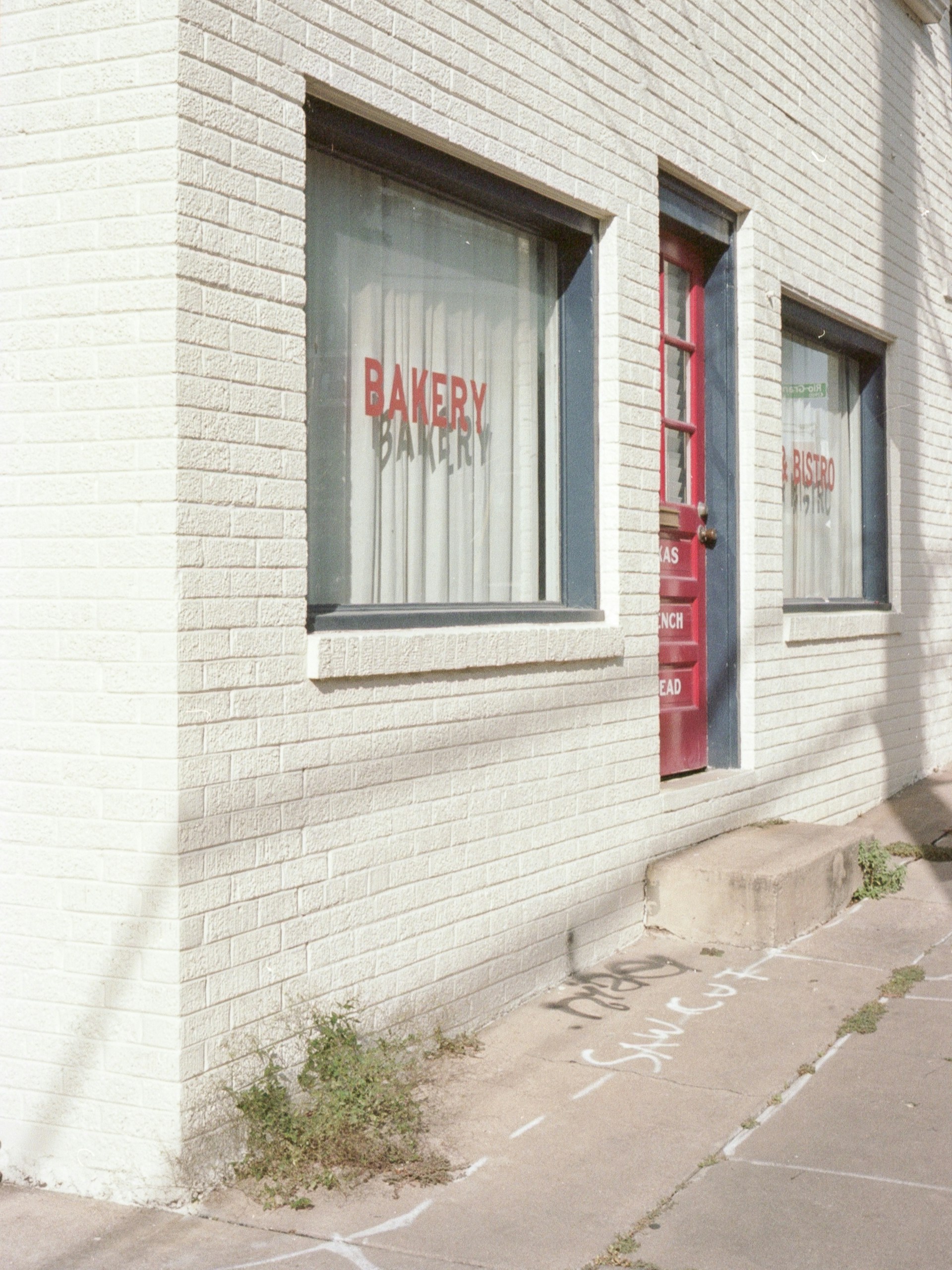 A closed bakery.